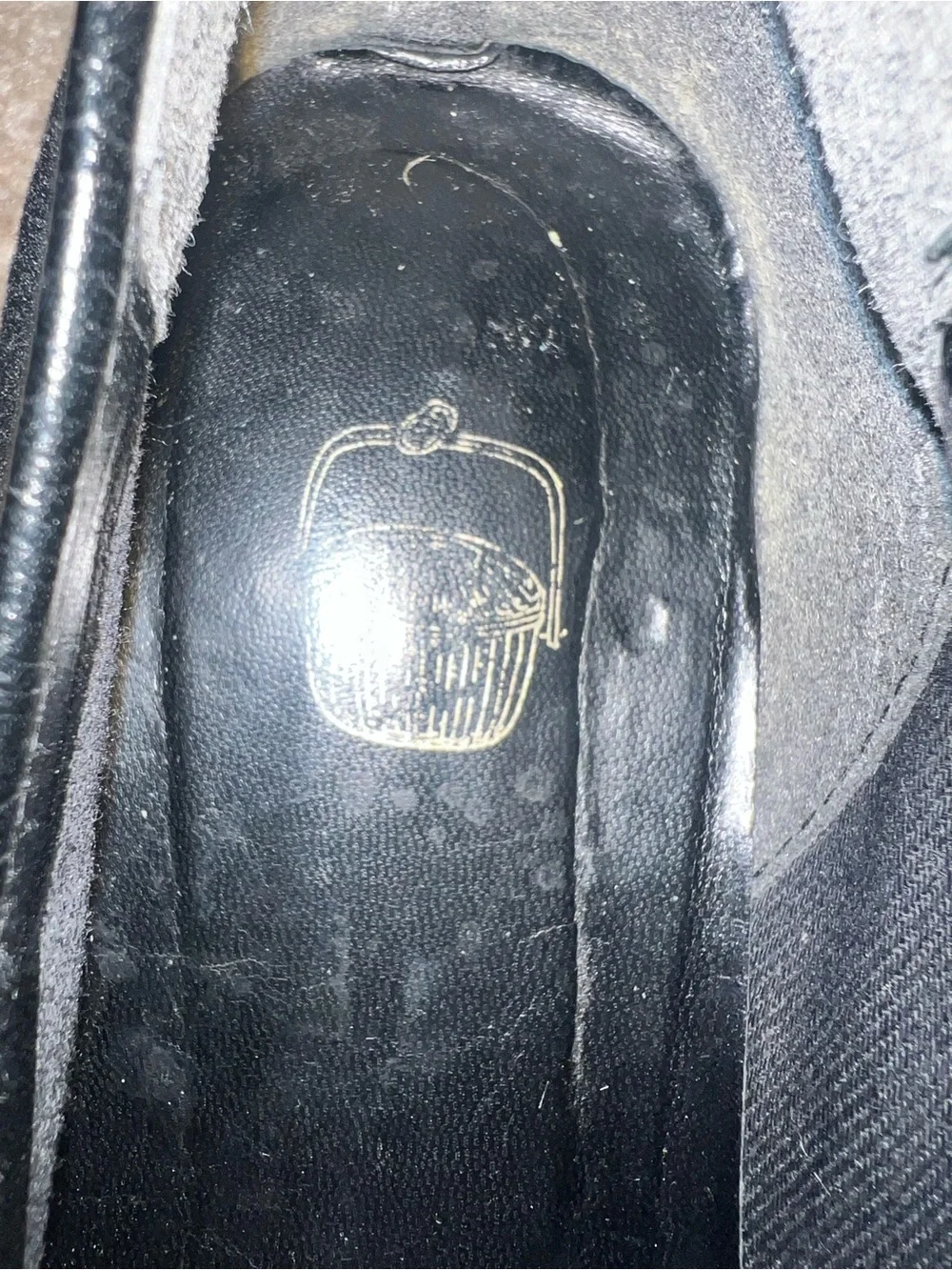 Stubbs & Wootton Black Velvet Loafer with Leather Trim Gold Embroidered Basket 7